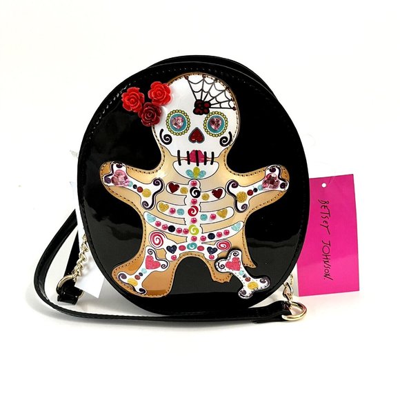 Borsa A Tracolla Jack E Sally, The Nightmare Before Christmas, Regalo Per Fan, In Poliestere Resistente, 14,5x21,5 Cm, Unisex